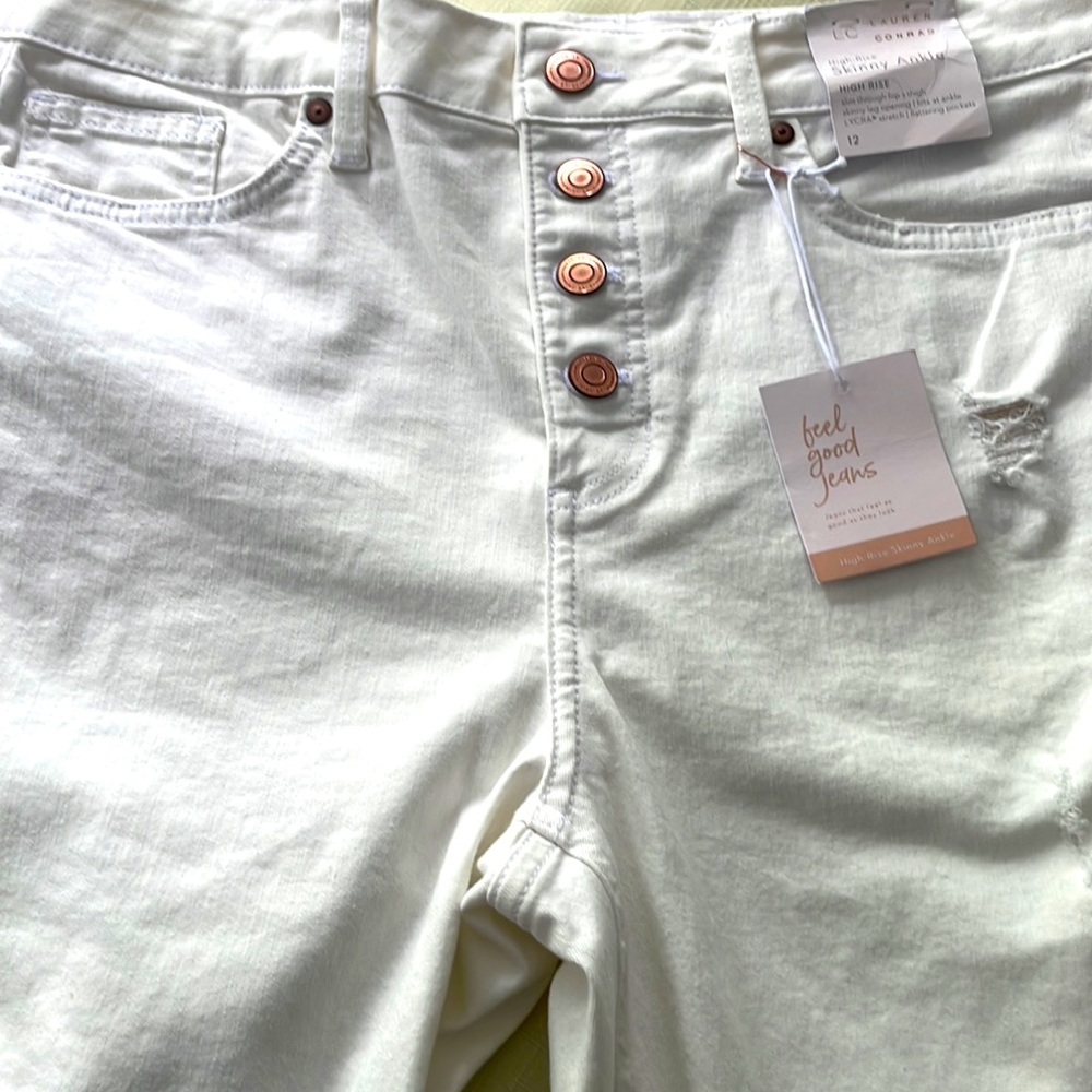 Lauren Conrad skinny Ankle High Rise Jeans size 12